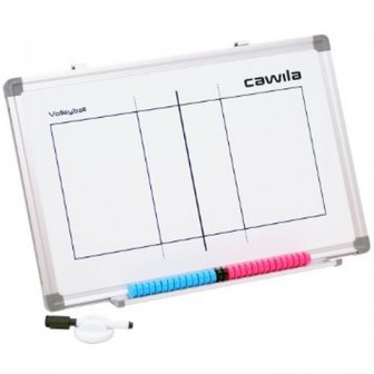 Coachbord volleybal Cawila - 30 x 45 cm - Inclusief accessoires
