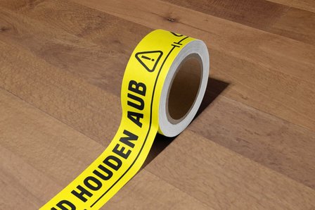 1,5 meter afstand (vloer)tape 