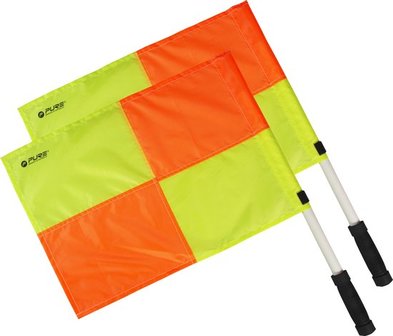 Scheidsrechter vlag - Set van 2