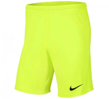 Nike sportbroekje bedrukken lime groen