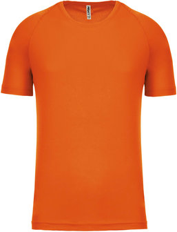 Sport t-shirt bedrukken oranje