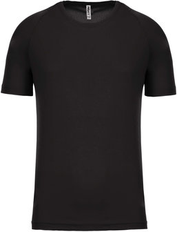 Sport t-shirt bedrukken zwart