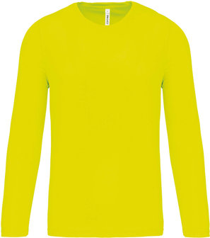 Heren sportshirt lange mouw