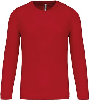 Heren sportshirt lange mouwen