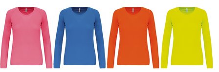 Sportshirt lange mouwen dames