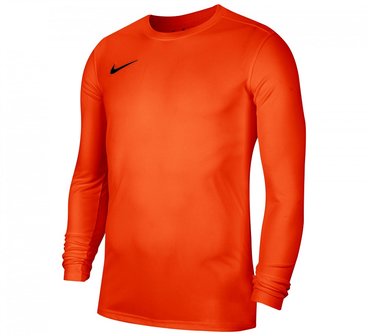 Nike sportshirt lange mouwen oranje