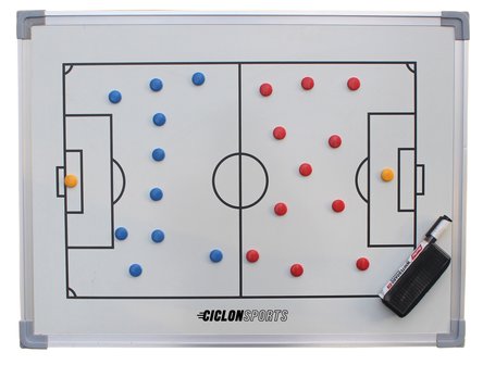 Voetbal coachbord 30 x 45 cm