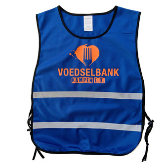 Sportieve hesjes bedrukken blauw