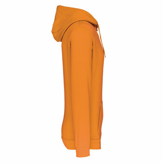 Bedrukte oranje hoodies