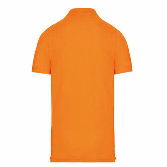 Oranje polo laten bedrukken