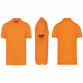 Oranje poloshirts bedrukken