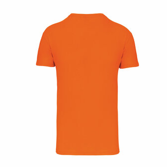 Oranje shirts met bedrukking
