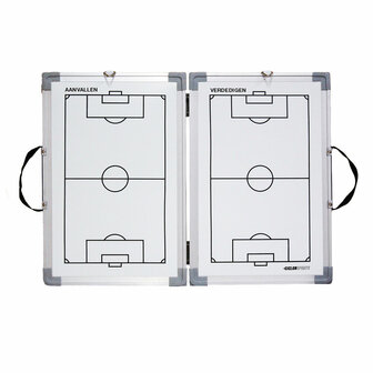 Opvouwbaar voetbal coachbord 90 x 120 cm