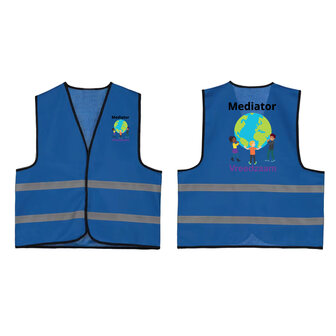Mediatoren hesjes blauw