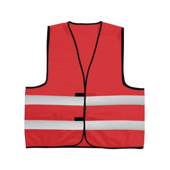 Veiligheidsvesten bedrukken rood