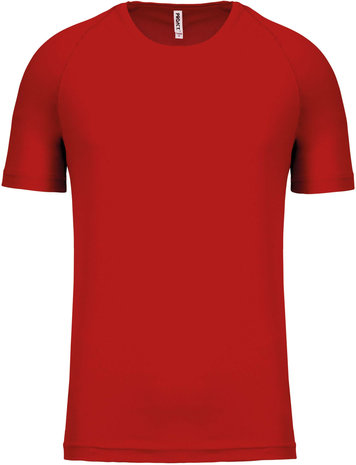 Sport t-shirt bedrukken rood