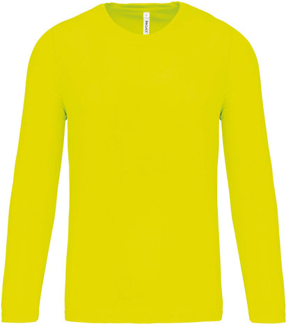 Heren sportshirt lange mouw