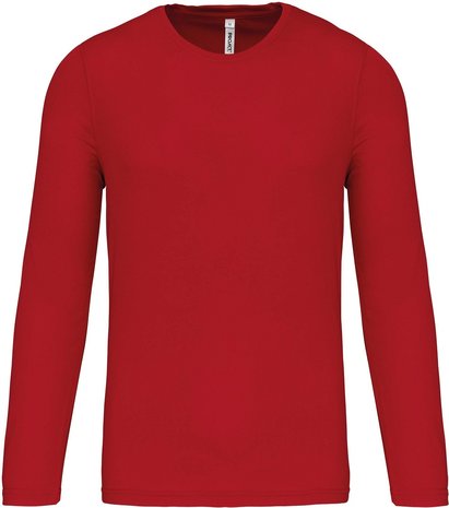 Heren sportshirt lange mouwen