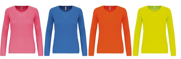 Sportshirt lange mouwen dames