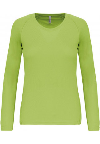 Lange mouwen sportshirt dames