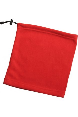 Fleece nekwarmer rood