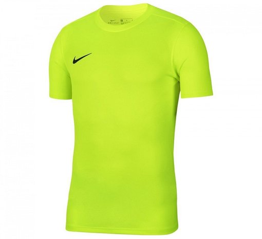 Nike kinder sportshirt limegroen