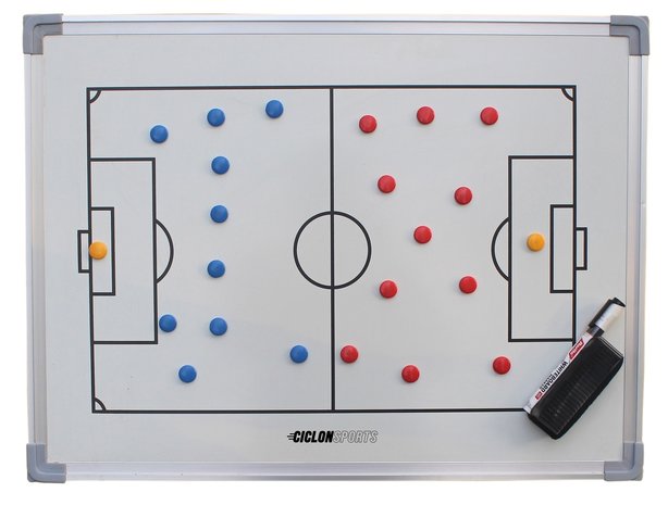 Voetbal coachbord 60x90