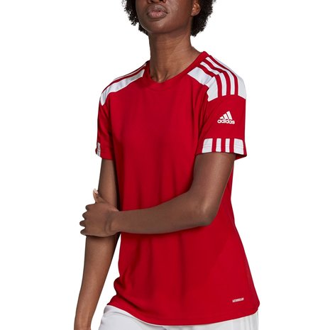 Adidas sportshirt dames rood