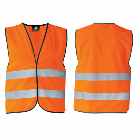 Oranje veiligheidshesjes gerecycled polyester