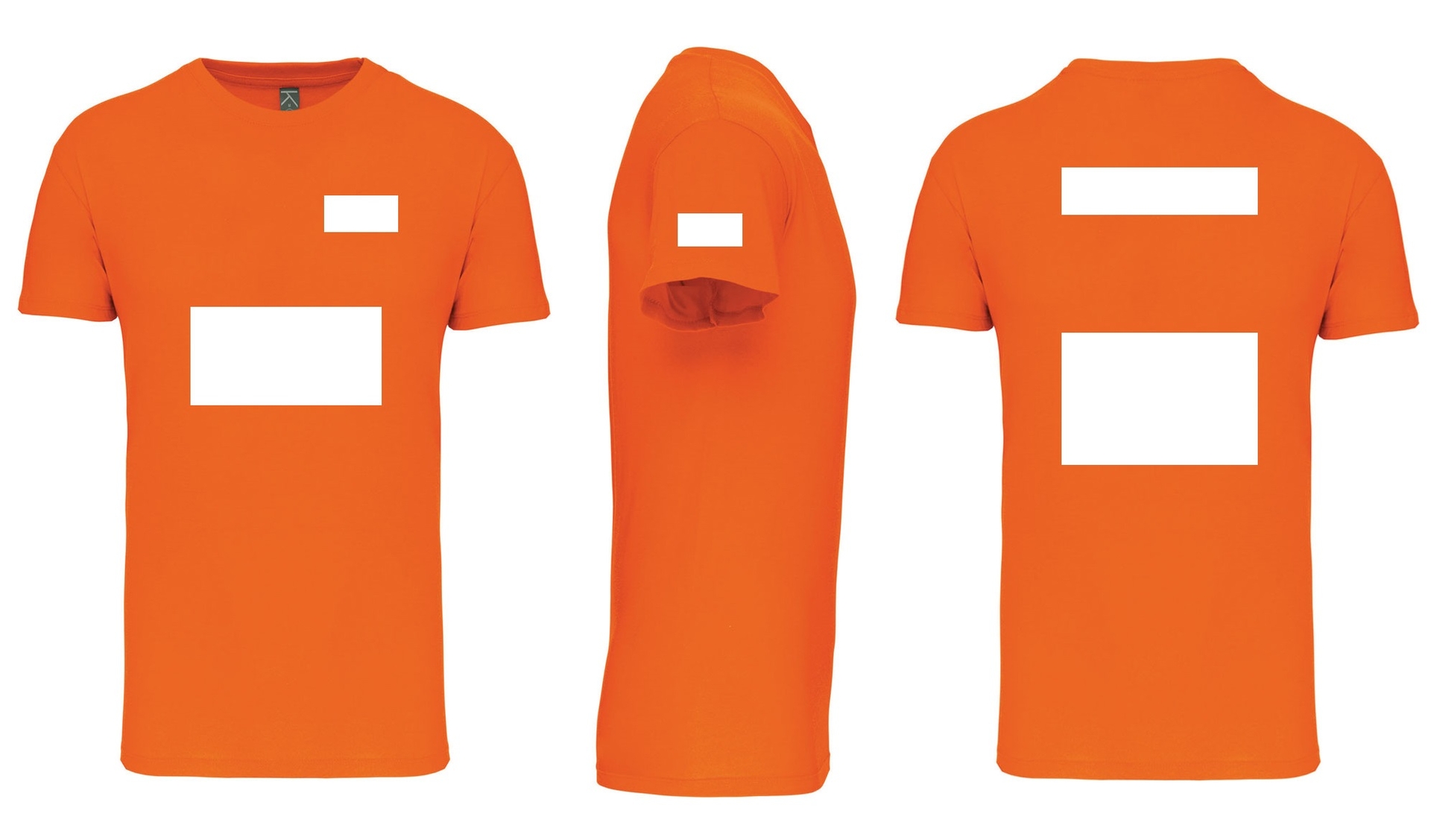 Oranje t-shirts bedrukken