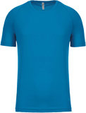 Sport t-shirt bedrukken aqua blauw