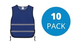 Blauwe veiligheidshesjes Blauwe veiligheidshesjes